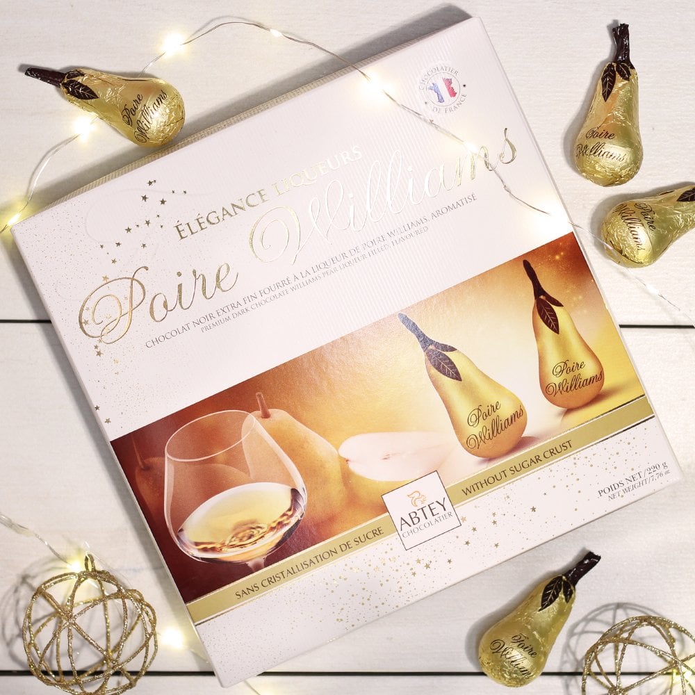 Abtey Шоколадови круши с ликьор Poire William 220 гр., Продуктови ...