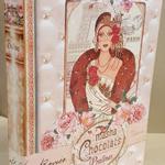 name} Шоколади Masha Красива кутия с белгийски бонбони във формата на книга - Мадам 200 гр.