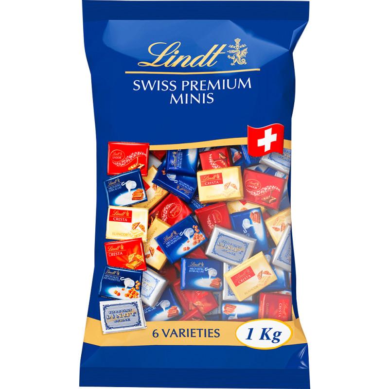 Lindt Микс от шоколадчета 1000 гр мин. 150 бр