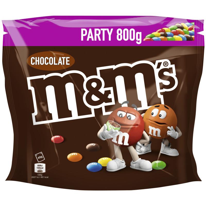 M&M's шоколадови бонбони със захарна глазура 800 гр 