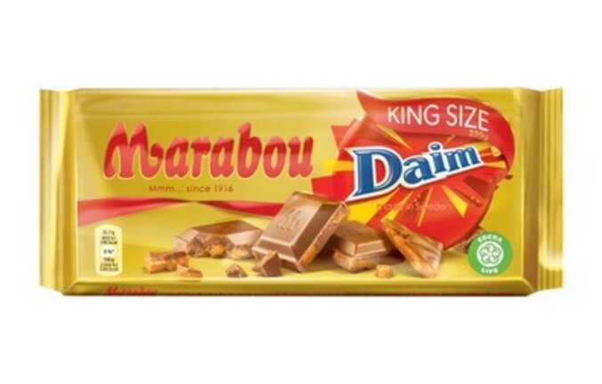 Marabou Млечен шоколад  с парченца Daim 170 гр