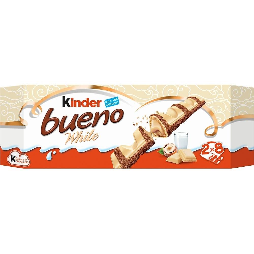 Kinder bueno бял шоколад  16 бр 312 гр 