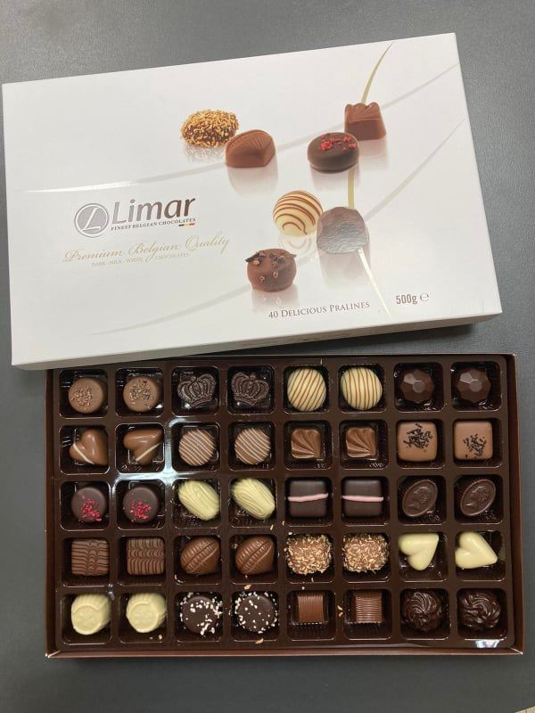 Limar Белгийски шоколадов лукс 40 бр. 500 гр, Продуктови Категории ...