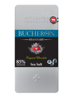 BUCHERON Черен шоколад 85% с морска сол 100 гр, Продуктови Категории ...