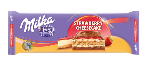 Milka Stawberry Cheescake Ягодов чийзкейк 300g