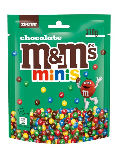 M&M'S шоколадови дражета с цветна обвивка 310 гр, Продуктови Категории ...