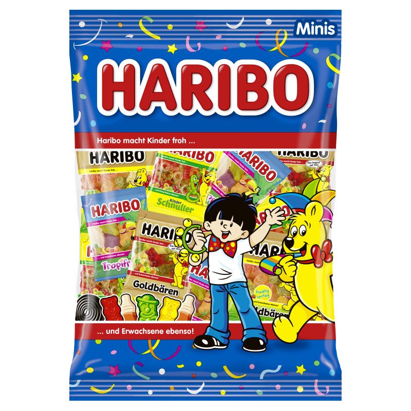 Haribo КАРНАВАЛ Желирани бонбони 80 бр 1000гр