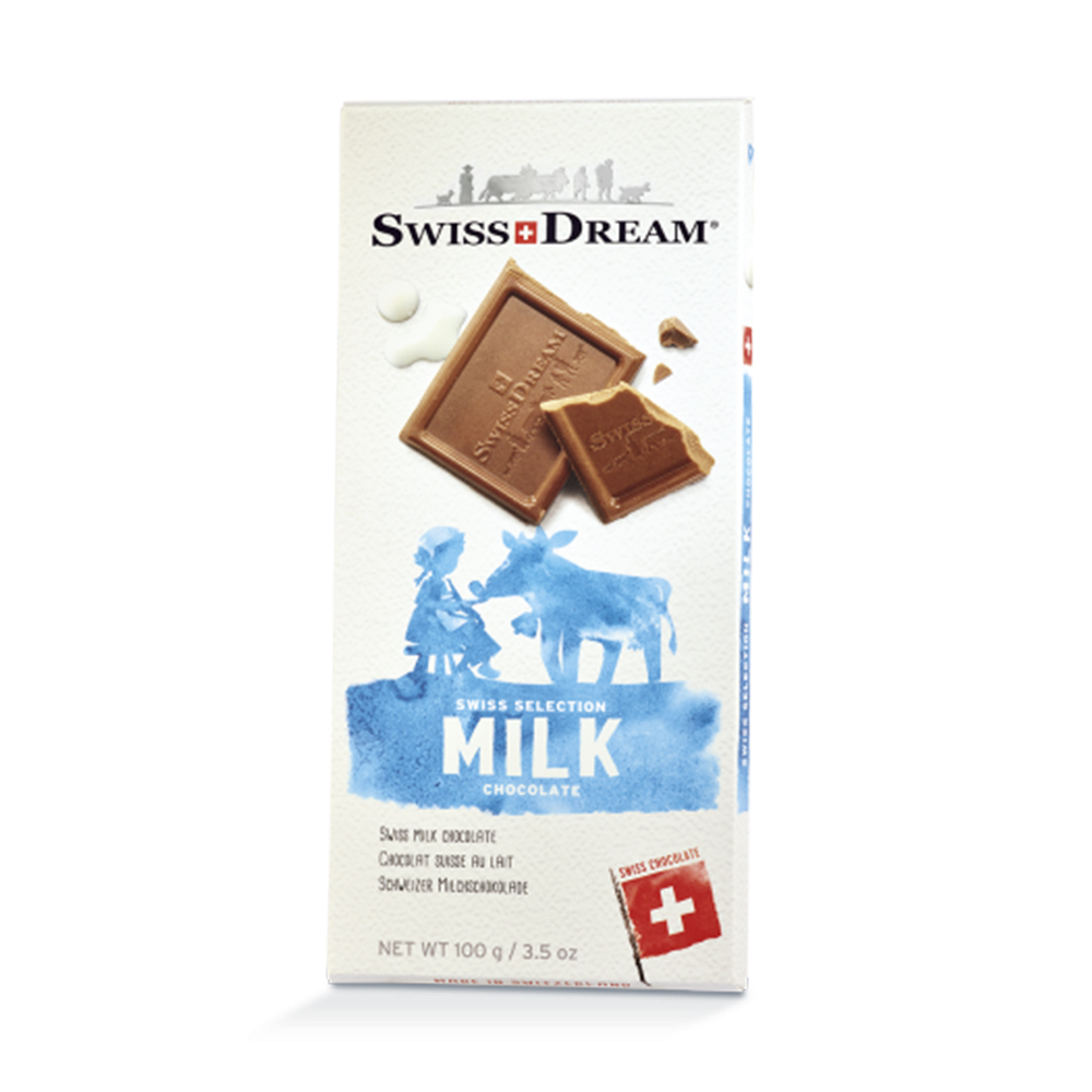Swiss Dream Швейцарски млечен шоколад 100 гр