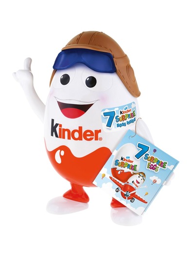 Ferrero Kinder Surprise пълен със 7 изненадващи яйца, 134 гр.