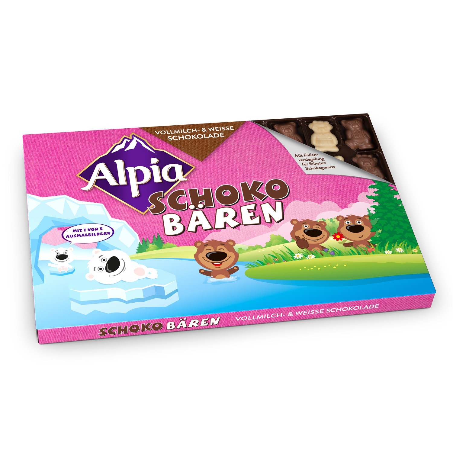 Alpia 36 бр. шоколадови мечета 100 гр., Продуктови Категории, Шоколади ...