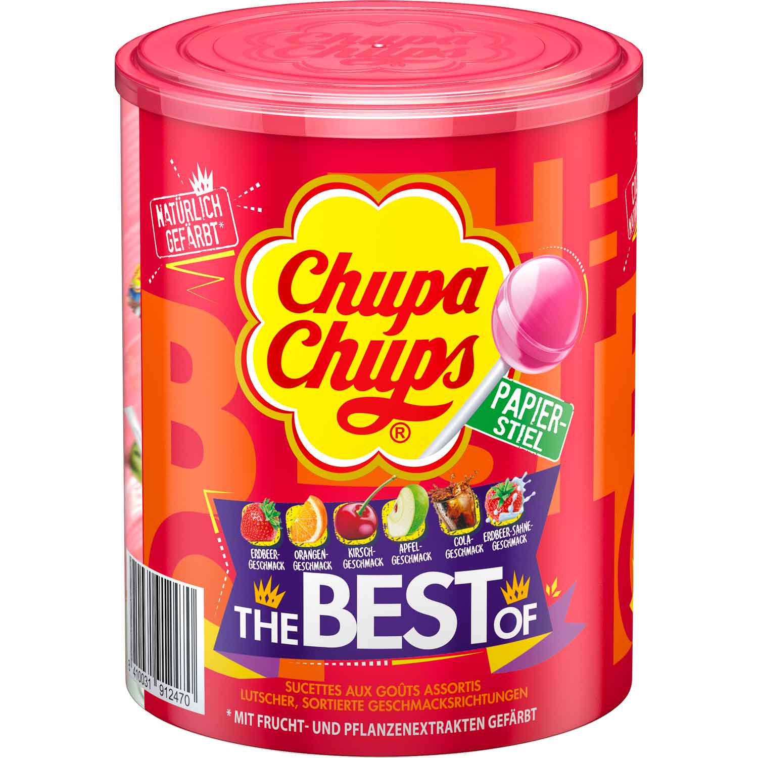 Chupa Chups Най-доброто, микс от близалки 50 бр. 600 гр