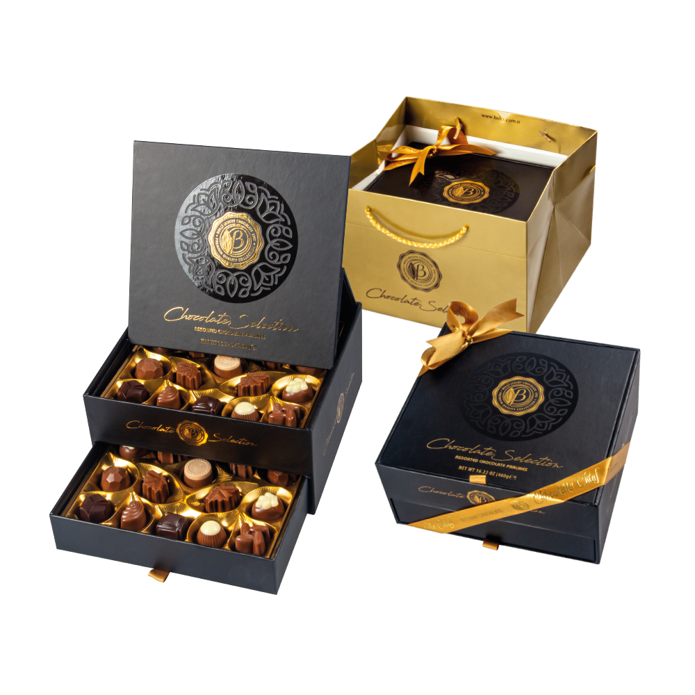 Bolci Луксозна колекция белгийски шоколадови бонбони 460 гр, Продуктови ...