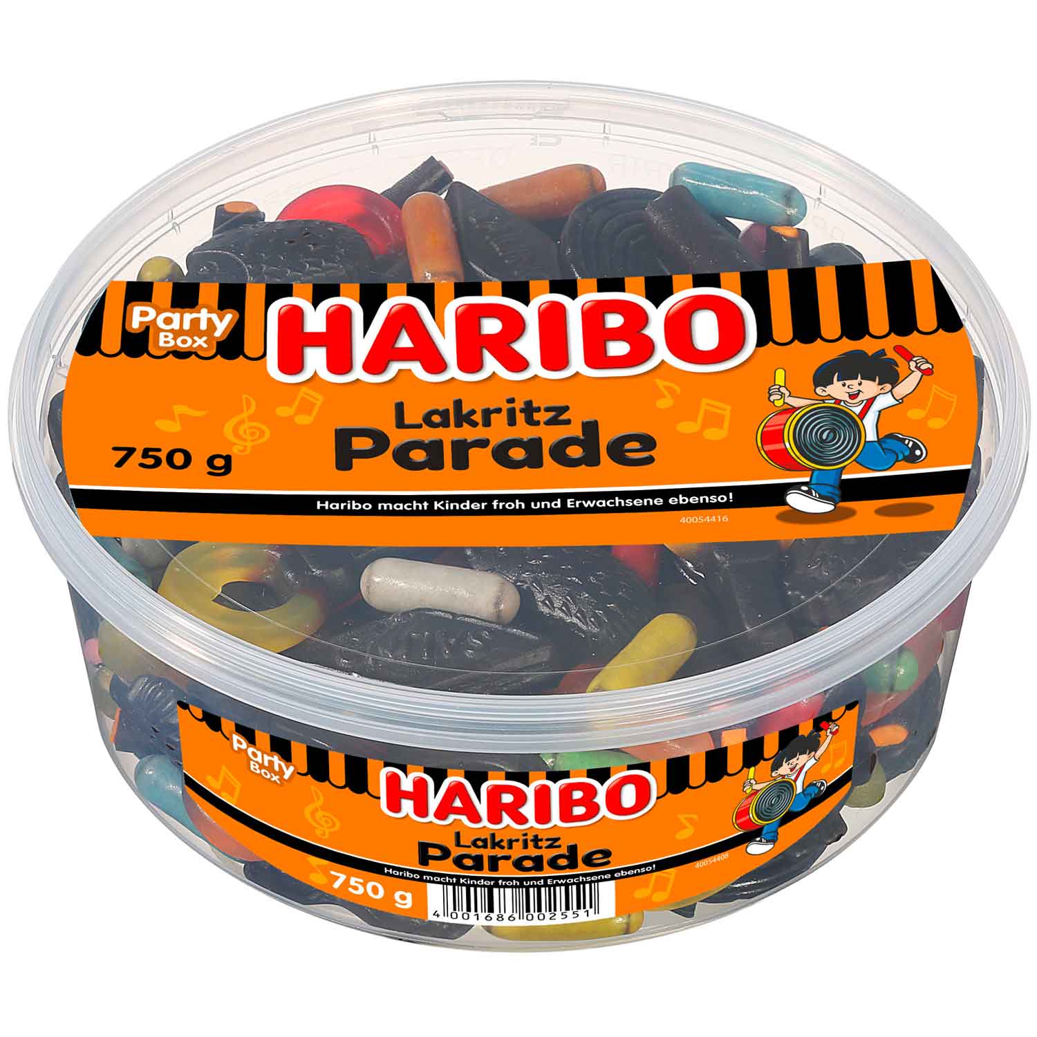Haribo Lakritz Parade желирани бонбони 750 гр