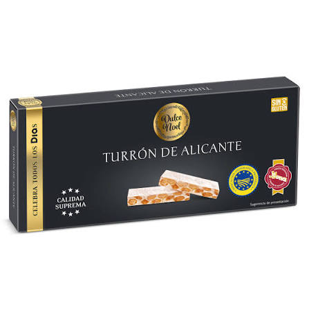 Turron с цели бадеми и медена захарна глазура 150 гр