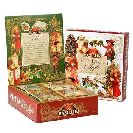 Basilur Vintage Style Зимни празници чай 40 бр 110 гр