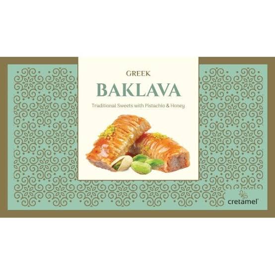 Cretamel Традиционна баклава с шам фъстък и мед 140 гр