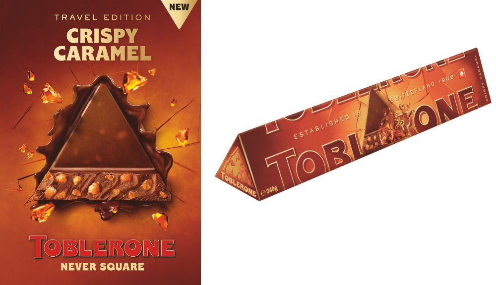 Toblerone Млечен шоколад с парченца солен карамел 340 гр