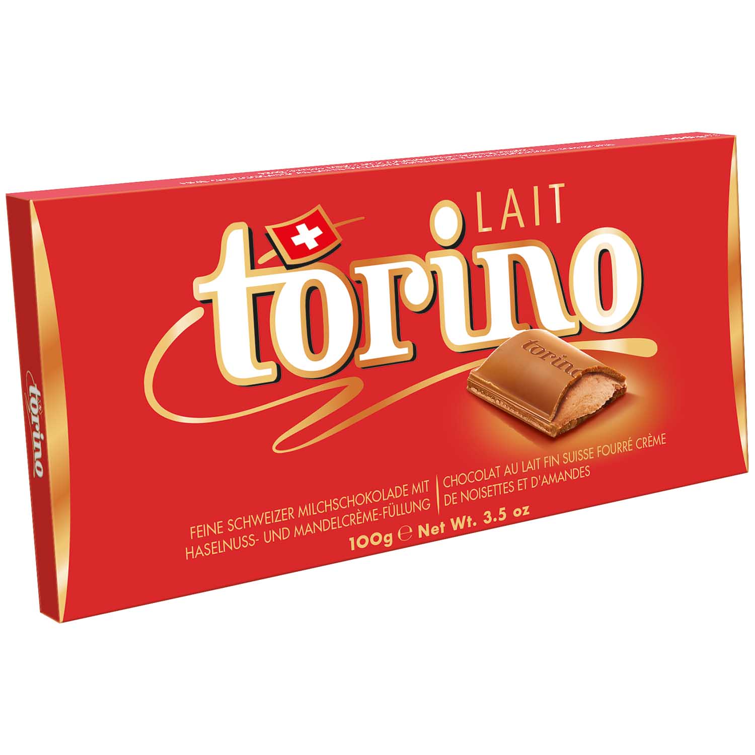 Torino Швейцарски млечен шоколад с лешниково-бадемов крем 100 гр