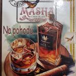name} Шоколади Masha Красива кутия с белгийски бонбони във формата на книга - Уиски с пура 2 85 гр.