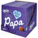 name} Шоколади Milka  бонбони с алпийски млечен шоколад с пълнеж от млечен крем 10 кутии по 110 гр.