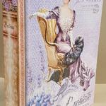 name} Шоколади Masha Красива кутия с белгийски бонбони във формата на книга - Дамата с ветрилото  200 гр.