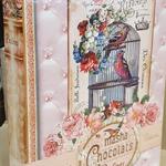 name} Шоколади Masha Красива кутия с белгийски бонбони във формата на книга - Птици 200 гр.