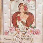 name} Шоколади Masha Красива кутия с белгийски бонбони във формата на книга - Мадам 200 гр.
