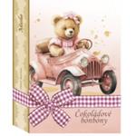 name} Шоколади Masha Красива кутия с белгийски бонбони във формата на книга - Розово мече 85 гр.