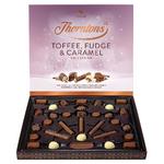 name} Шоколади Thorntons Toffee, Fudge and Caramel Коледна Колекция (348g) 32 бр.