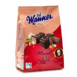 name} Черен Manner Mozart Вафлички с бадемово-лешников пълнеж потопени в черен шоколад 300 гр