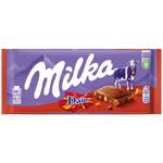 name} Шоколади Milka Алпийски млечен шоколад с парченца хрупкав карамел Daim 100 гр - 3 бр
