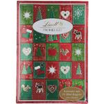 name} Шоколади Lindt Frohes Fest Коледен календар  с 24 индивидуално опаковани пралини от млечен и бял шоколад с различни пълнежи 115 гр