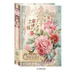name} Шоколади Masha Красива кутия с белгийски бонбони във формата на книга - Романтични цветя 200 гр.