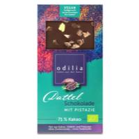Odilia Organic Шоколад с фурми и шамфъсък  71% какао, 70 гр