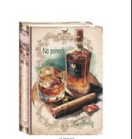 Masha Красива кутия с белгийски бонбони във формата на книга - Уиски с пура 200 гр