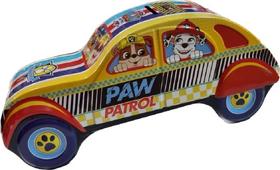 Метална кола - касичка Paw Patrol с желирани бонбони 80 гр