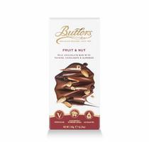 Butlers Млечен шоколад с бадеми, лешници и стафиди 180 гр