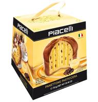 Piacelli Класически панетон със стафиди и яйчен крем 750 гр