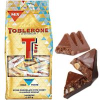 Тоблерон смесен Бял,Млечен,Млечен с бадеми 34 бр. /Toblerone mix pack White, Milk and Almond