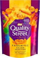 Quality street Gold Млечни шоколади с карамелен център и тофи 283 гр