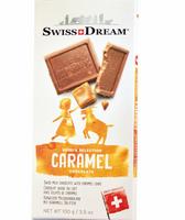 Swiss Dream Швейцарски млечен шоколад с парченца карамел 100 гр