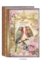 Masha Красива кутия с белгийски бонбони във формата на книга - Врабчета 200 гр