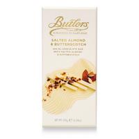 Butlers Бял шоколад със солени бадеми 180 гр