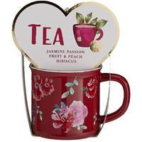 Becky's Red Flowers Комплект чай и чаша 