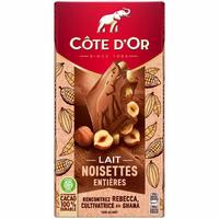 Côte D'Or Млечен шоколад с цели лешници 180 гр 