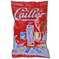 Cailler Индивидуално опаковани швейцарски мини шоколадови блокчета - около 50 бр. 250 гр