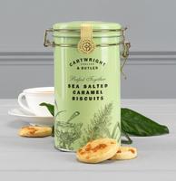 Cartwright & Butler Бисквити с парченца карамел в метална кутия 200 гр