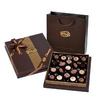 Bolci Diamond Brown Шоколадови пралини от качествен белгийски шоколад в елегантна кафява кутия 215 gr