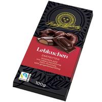 Henry Lambertz Черен шоколад с пълнеж от меденки 100 гр