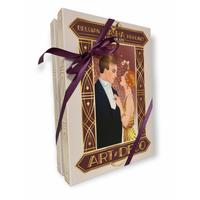 Masha Красива кутия с белгийски бонбони във формата на книга - Влюбена двойка  200 гр.